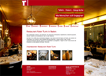 Website Restaurant Roter Turm Baden